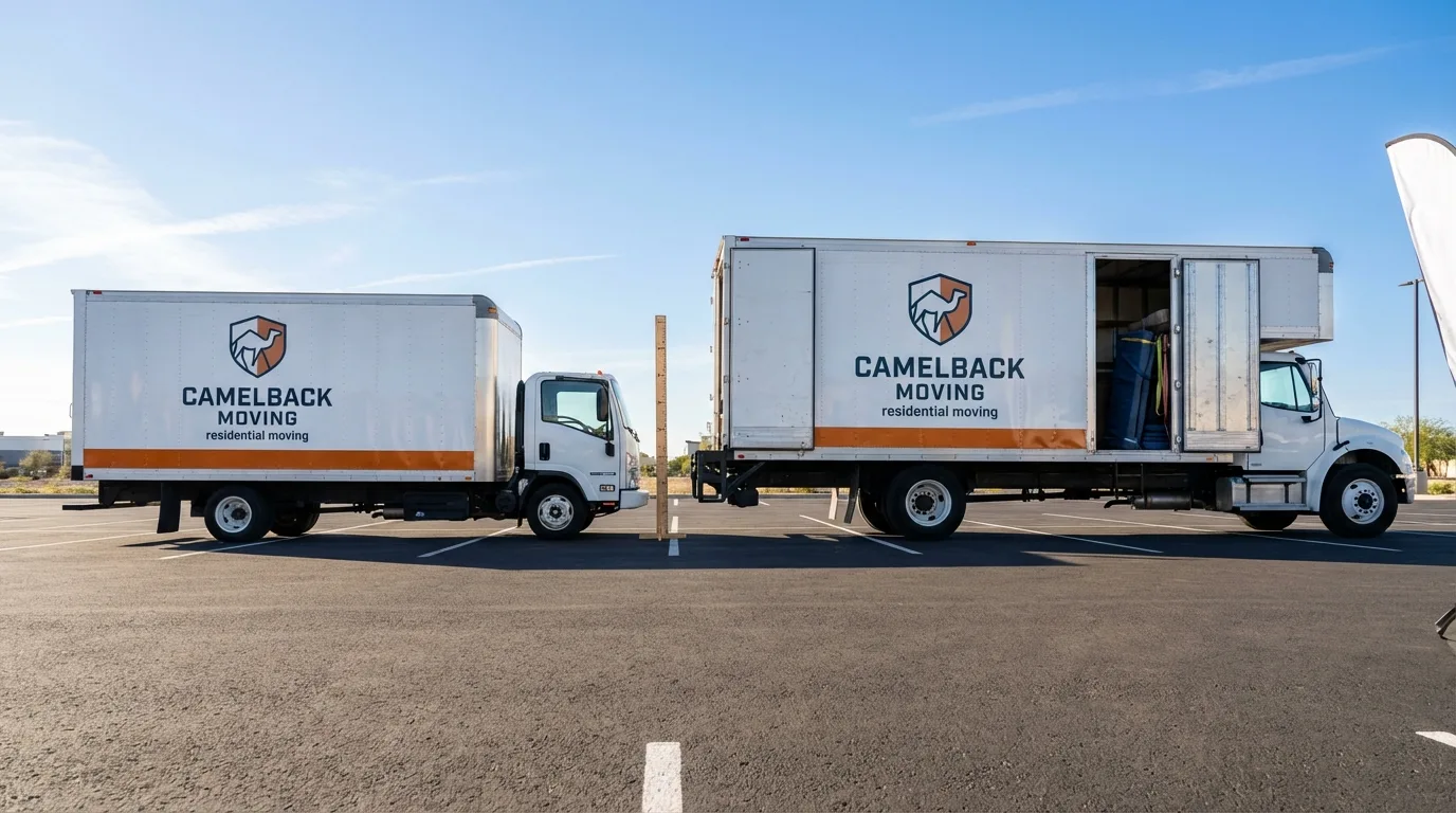 Moving truck size capacity guide in Toppenish